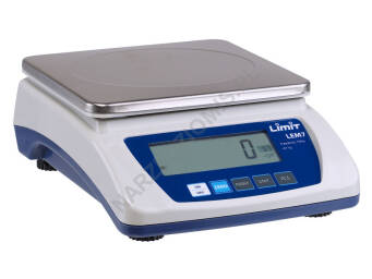 Elektroniczna waga stołowa, kompaktowa LEM7-1,2: Nośność 1,2 kg - LIMIT