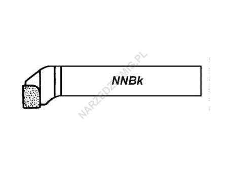 Nóż tokarski polski prod.NNBk 16x16 H20 ISO5R