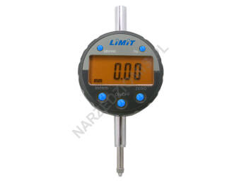 Czujnik zegarowy cyfrowy: Zakres pomiarowy 12,5 mm, Wskazanie 0,01 mm - LIMIT
