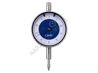 Czujnik zegarowy: Zakres pomiarowy 10 mm, Działka 0,01 mm - LIMIT