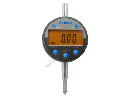 Czujnik zegarowy cyfrowy: Zakres pomiarowy 12,5 mm, Wskazanie 0,001 mm - LIMIT